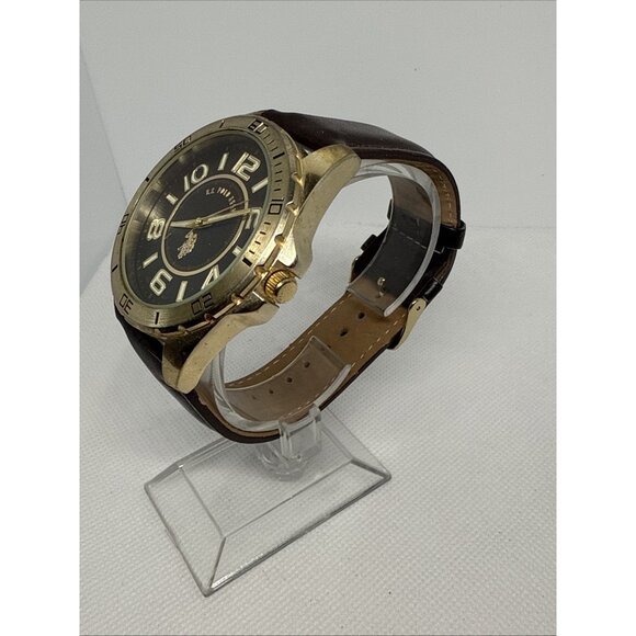 US Polo Assn Quartz Watch Men Easy Read Japan Movt Analog New Battery - Picture 2 of 14